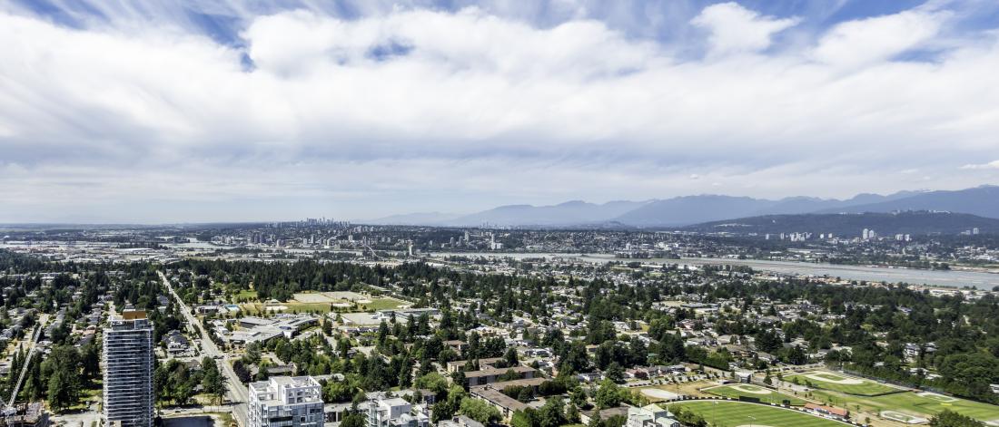 Panoramic Aerial of Surrey