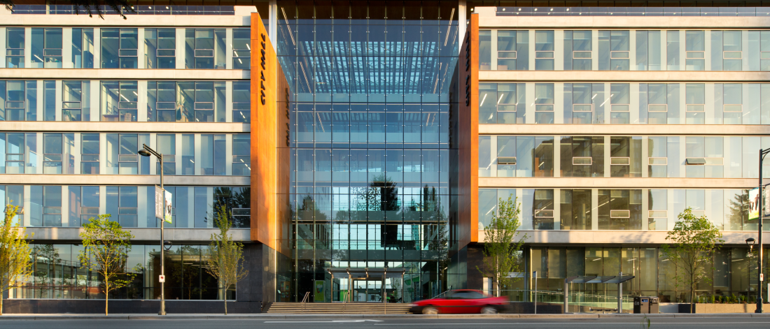 exterior photo of surrey city hall